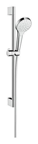 hansgrohe Croma Select S 1jet Shower Set 65 cm 26564400 - Brausegarnituren mit schwenkbarem Schieberegler für flexiblen Wasserdurchfluss und optimalen Komfort beim Duschen.