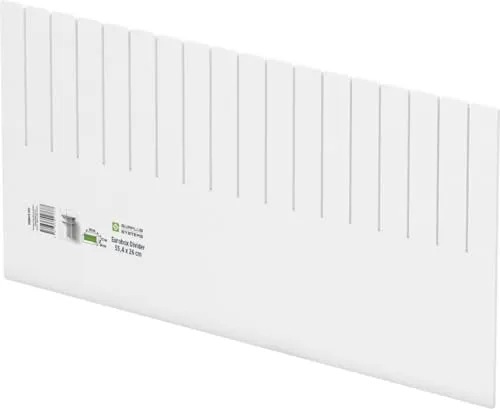 Surplus Systems Abtrenner für Eurobox 55,4 x 26 cm, weiß Boxen, Körbchen & Kisten