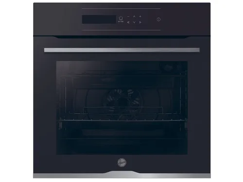 Hoover HOC5S047INWIFI Backofen Schwarz - Backofen mit 10 Funktionen, My Chef für optimale Temperaturverteilung, Master Bake für gesundes Kochen, Hydro Easy Clean für mühelose Reinigung und Teleskopauszug für einfachen Zugriff.
