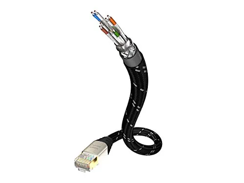 inakustik Exzellenz CAT6 Netzwerkkabel 3fach geschirmt, 5.00m