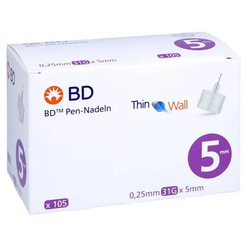 BD Pen-Nadeln 0,25x5 mm Kanüle