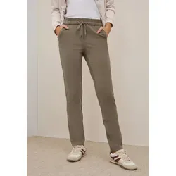 CECIL Damen Casual Fit Hose 3715964 in Natural Taupe, XL in braun von CECIL