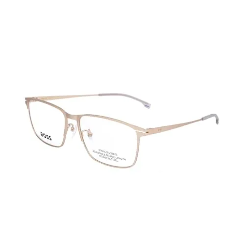 Hugo Boss BOSS 1467/F AOZ MATTE GOLD Herren Brillen - Herren Brillenfassung im klassischen goldenen Rahmen, ideal für einen eleganten Look und optimalen Tragekomfort.
