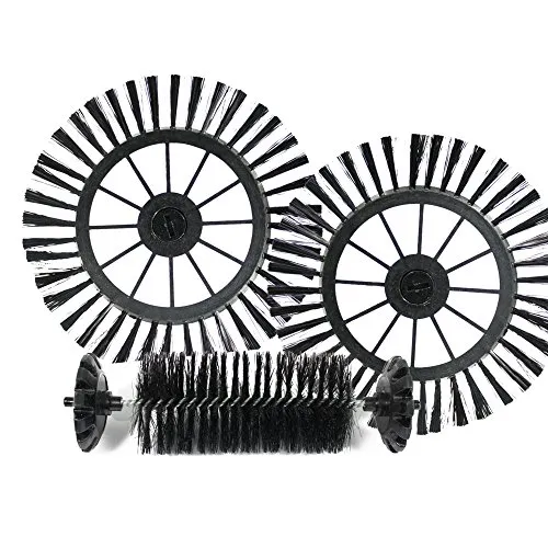 Cyclonic Broom Kehrmaschine, Wischmopp, 360 °, einfach zu montieren, schwenkbar, alle Punkte erreichen (extra Bürsten)