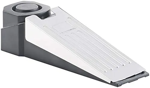 VisorTech Türkeil Alarm: Elektronischer 2in1-Türstopper mit Alarm (Alarmkeil, Alarmtürstopper, Bewegungsalarm)