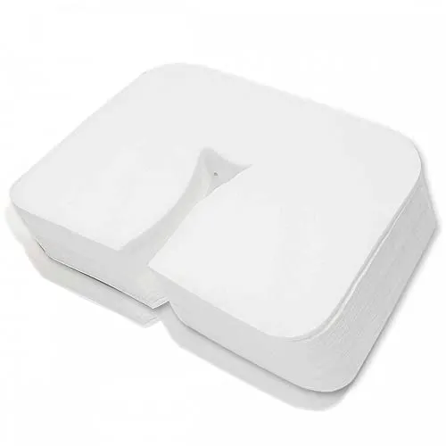 hygiene gmi Einwegliegeauflagen/Nasenschlitztücher/Massagegesichtsauflagen für den Massage und Physiobereich/Y-Ausstanzung GMISPUN Ultrasoft / 350 x 280 mm / 100 Stück