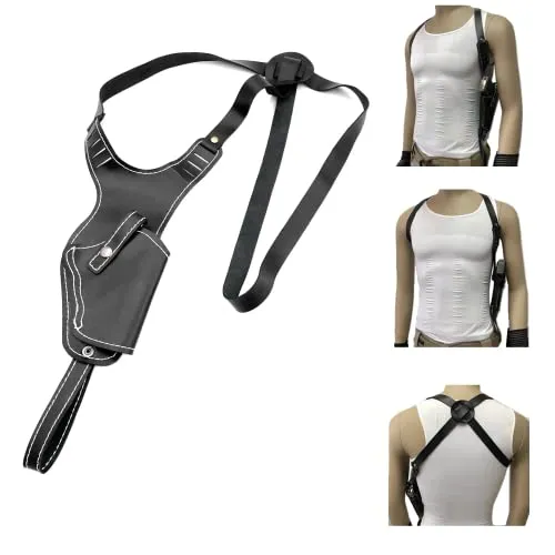 Gexgune Tactical Gun Holster Rechte Hand Lederpistole Schulterholster G1ock 17 19 31 32 b 96 92 Universal-Pistolenhalfter