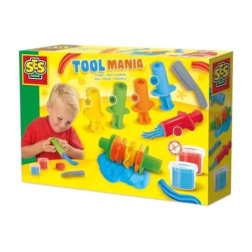 SES Creative 00504 Knete mit Werkzeugen