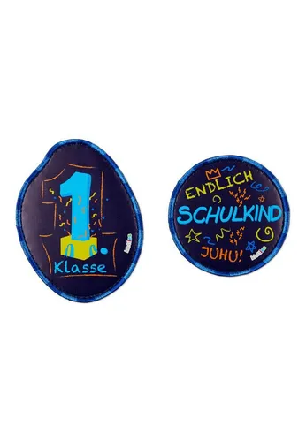 ergobag Schulranzen Klettie Set (5-tlg), zum Individualisieren und Sammeln