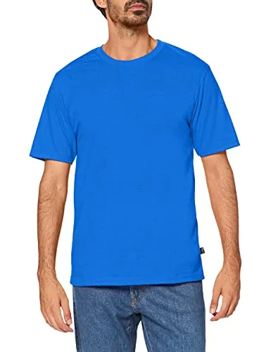 Trigema Herren T-Shirt 636202, Gr. XX-Large, Blau (royal 049) - T-Shirts für Herren, klassischer Schnitt aus 100% supergekämmt Baumwolle für hohen Tragekomfort und Langlebigkeit.