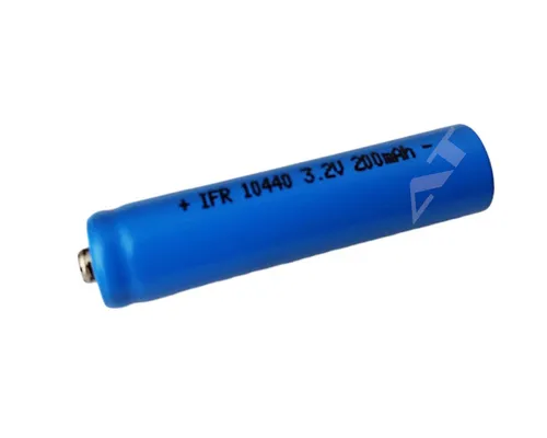 AccuCell IFR 10440 - 200mAh 3,2V LiFePo4 Akku (Button Top) ungeschützt