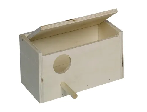 Produktbild Nobby Wellensittich Nistkasten 21 x 13x x 12,5 cm Loch links Vogel 