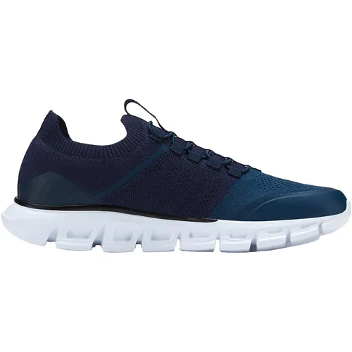 Jako Sneaker Premium Knit Sneaker, Marine/Darkblue - Sneaker für Handball, Größe 11,5 - 47, mit atmungsaktivem Knit-Obermaterial für optimalen Tragekomfort und Flexibilität.