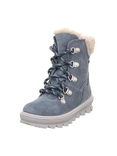 Superfit Flavia Gore-Tex Stiefel für Mädchen, BLAU 8010, 30 EU - Wasserdichte & atmungsaktive Stiefel mit GORE-TEX Membrane und kuscheligem Warmfutter. Praktischer Innenzipp für schnellen Einstieg.