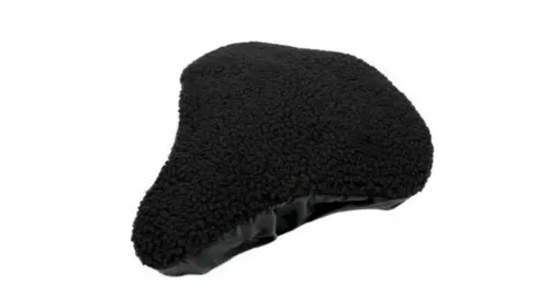 Sattelbezug Fell Regenschutz Schwarz