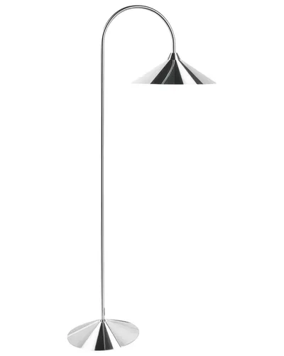 BELIANI Stehlampe Silber Metall 150 cm