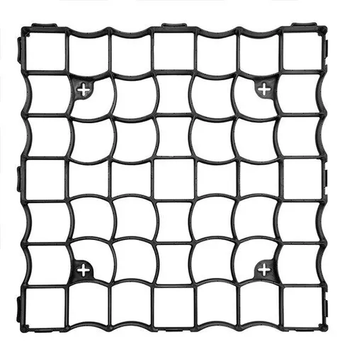 Rasengitter Rasenplatten Paddockplatten Rasenwaben Gehwegplatten 50x50x2,5 cm