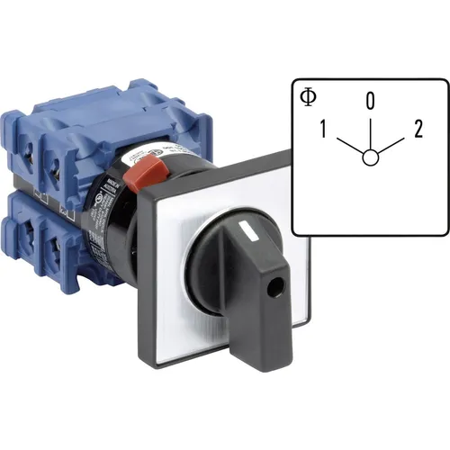 Kraus & Naimer CH10.A210.FT2 Umschalter 20 A - Endschalter & Schalter mit Schnappfunktion, zuverlässiger Umschalter mit 20 A für vielseitige Anwendungen in Grau und Schwarz.
