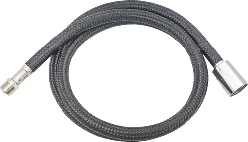 tecuro Küchen-Ersatzbrauseschlauch M15/1 x 1/2 Konusmutter x 120 cm - Nylon schwarz