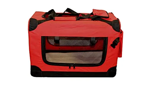 walexo Faltbare Hundebox XL - Ideal für Hunde und Katzen - Hundeboxen für sicheren Transport, robust mit Stahlrohrrahmen, platzsparend faltbar und leicht zu reinigen. Perfekt für Reisen mit Haustieren!
