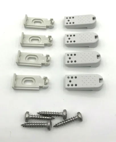 Plissee-Spannschuhe für das alte Cosiflor-System (2001-2006) - inkl. Schrauben 4