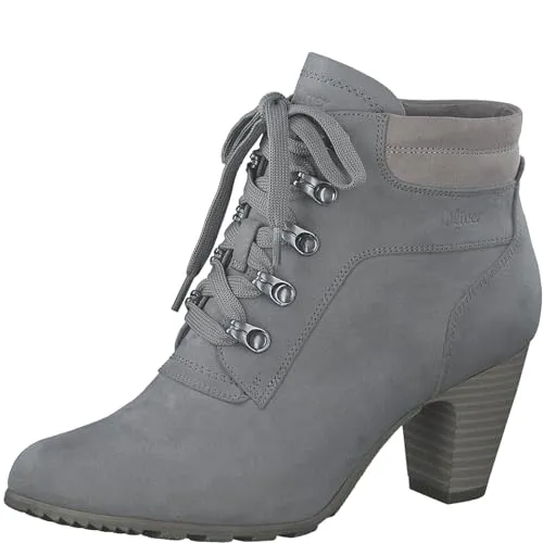 s.Oliver Damen Schnürstiefel mit Absatz von s.Oliver