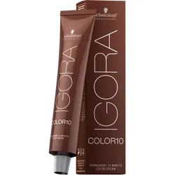 Schwarzkopf Professional IGORA Color 10 - 8-00 Light Blonde Natural - Permanente Haarfarbe für Damen, 60 ml, für langanhaltende, lebendige Farbe und perfekten Glanz. Ideal zum Kaschieren von grauem Haar und für eine gleichmäßige Farbveränderung.