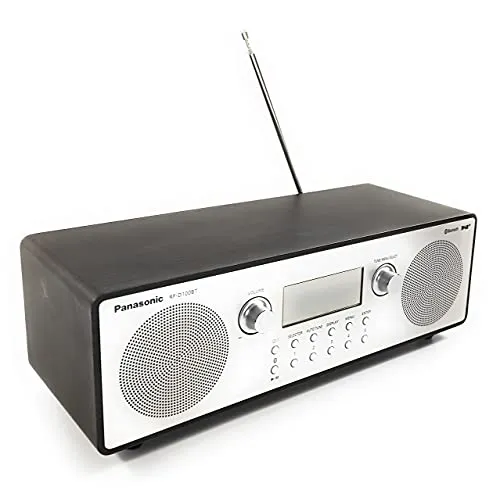 Panasonic RF-D100BTEGT - Digitalradio im Retro-Design, hochwertiger Stereo-Klang mit DAB+ und Bluetooth für perfekten Musikgenuss
