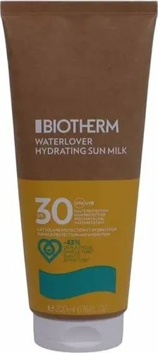 BIOTHERM Waterlover Sun Milk LSF 30 - Ökologischer Sonnenschutz - Creme für normale Haut mit 96 % biologisch abbaubarer Formel, schützt zuverlässig vor UV-Strahlen und spendet Feuchtigkeit, ideal für umweltbewusste Sonnenanbeter.
