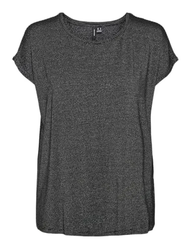 VERO MODA VMLAVA Plain SS TOP Stripe GA von VERO MODA