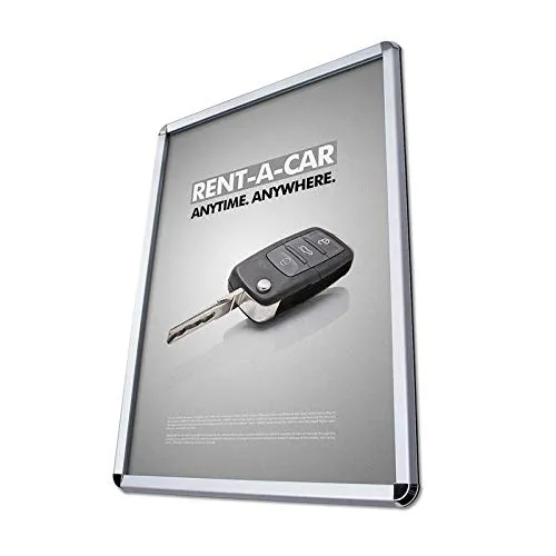 UNIPOS® Klapprahmen Rondo DIN A1 – Robuste Alu-Konstruktion für schnelle Plakatwechsel - Der UNIPOS® Klapprahmen Rondo DIN A1 überzeugt mit einer hochwertigen, stabilen Alu-Konstruktion und ermöglicht einen schnellen und unkomplizierten Posterwechsel. Ideal für Präsentationen und Werbung in jedem Umfeld! Der perfekte Zeitschriftenständer.