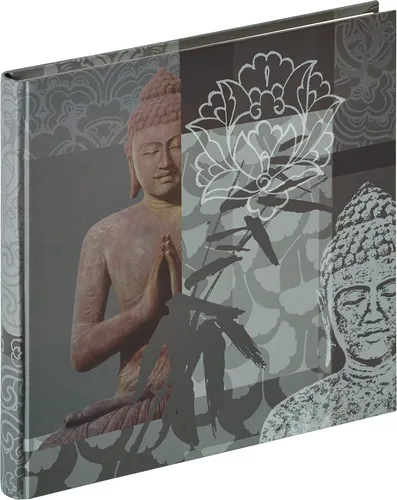 Fotoalbum Buddha 26x25 cm grau