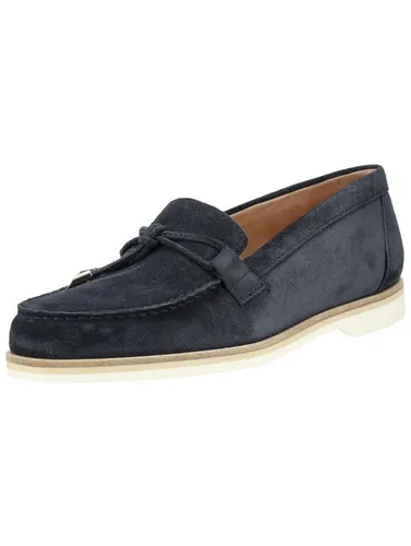 Paul Green Veloursleder Slipper in Blau, Größe 40 EU - Bequemer Schlupfschuh aus hochwertigem Veloursleder, ideal für den Alltag. Mit einem stilvollen Blockabsatz von 2 cm und einer robusten Gummisohle.
