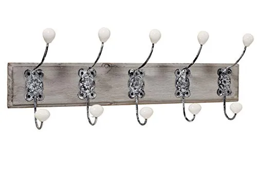 Garderobenleiste Nostalgie Shabby mit 5 Haken
