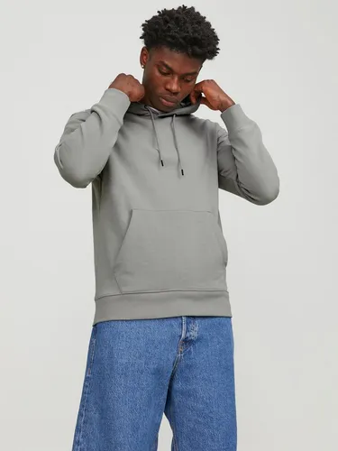 JACK & JONES Kapuzensweatshirt Herren, Ultimate Grey, XS - Kapuzenpullover für Herren, aus gebürstetem Material mit weicher Innenseite und praktischer Känguru-Tasche - perfekt für den Alltag!