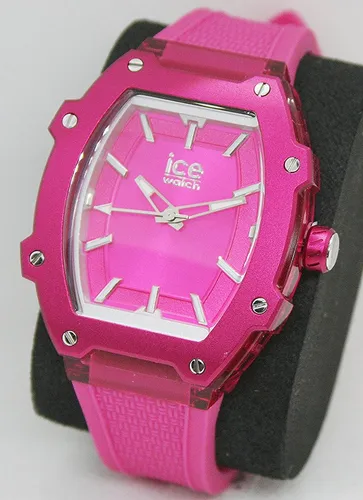 ICE-WATCH Watch 023323 - Damen Armbanduhr in Rosa - Elegante Damen Armbanduhr der ICE boliday Kollektion, 5 ATM wasserdicht mit multifunktionalem Miyota 2036 Uhrwerk und robustem Silikonband.