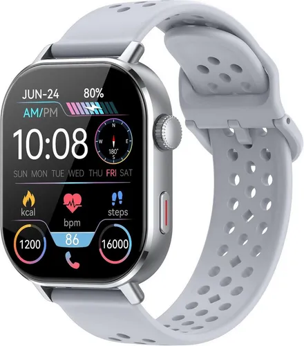 Jugeman P131 Smartwatch (5,2 cm, android ios), Multifunktionale Smartwatch mit GPS Herzfrequenz Tracking Fitness