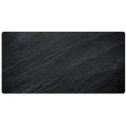ArtPrintCave Schreibtischunterlage Schwarz 120x60 cm - Schreibtischunterlage aus robustem Vinyl, ideal für Büro und Home-Office. Schützt vor Kratzern und Feuchtigkeit, mit dekorativem Muster und abgerundeten Ecken für mehr Komfort.
