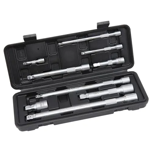 RepTools Kipp Verlängerung Satz 1/2 3/8 1/4 Zoll Antrieb 9tlg Knarre Ratsche Stecknuss