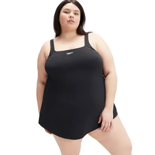 Speedo Essential Swim Dress - Black/Plus Size