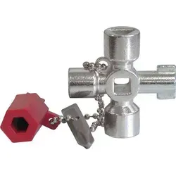 Schaltschrankschlüssel Mini 8 Funktionen m.Bitadapter