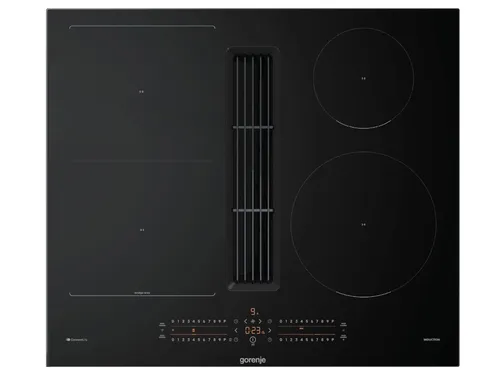 GORENJE Induktionskochfeld mit Dunstabzug GEH6432BSCWF, 60 cm