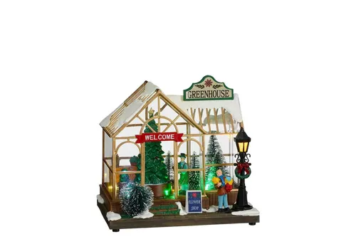 Produktbild LuVille Collectables Weihnachtsdorf Treibhaus mit LED-Beleuchtung