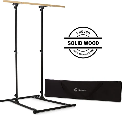 Klarfit T-Trix Pull Up Station - Multifunktionale Klimmzugstange - Fitnesskleingeräte für effektives Training: Die höhenverstellbare Klarfit T-Trix Pull Up Station bietet vielseitige Einsatzmöglichkeiten für Pull Ups, Dips und Push Ups und ist bis 100 kg belastbar.