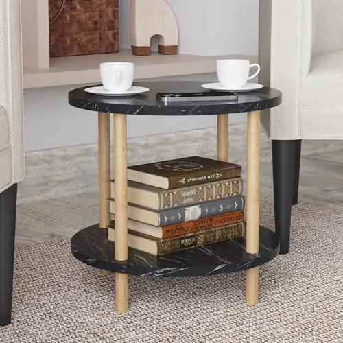 Beistelltische Schwarz von en.casa