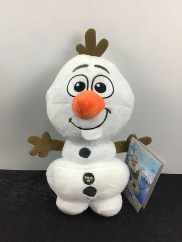 Simba,Frozen,Disney,Schneemann,Plüschfigur,Plüschtier,Olaf,weiß,stehend,bestickt