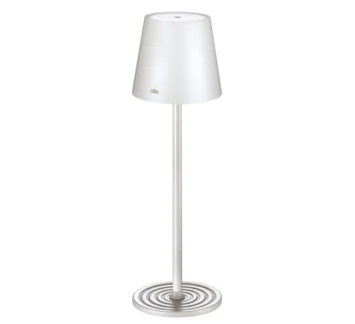 Cilio SOLE LED Tischleuchte - USB & Akku für Innen und Außen - Moderne LED Tischleuchte in elegantem Weiß. Ideal für Innen- und Außenbereiche, bietet flexible Nutzung dank USB-Anschluss und Akku. Perfekt für stimmungsvolle Beleuchtung.