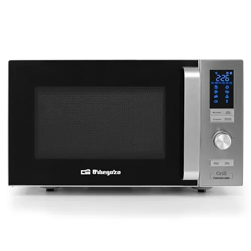 Orbegozo MIG2528 Mikrowelle mit Grill und Konvektion – 900W, 25 Liter Edelstahl