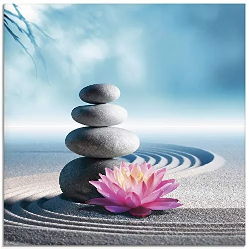 ARTland Wanddeko Glasbilder in blau von ARTland