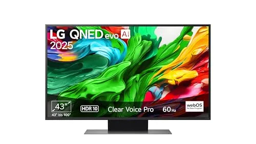 Zoll LG QNED evo AI QNED86 MiniLED 4K Smart TV 43